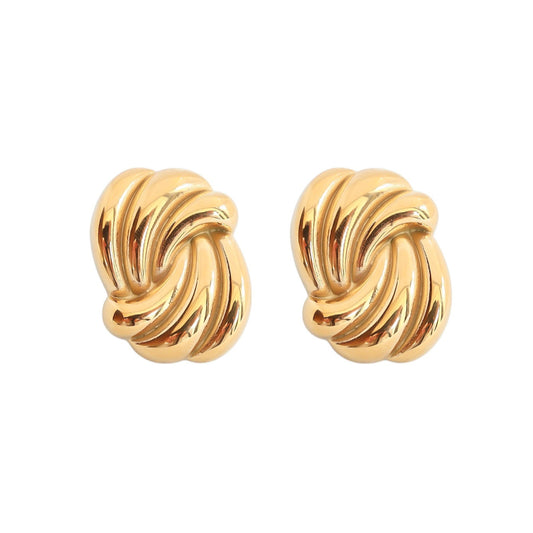 GLOSS KNOT EARRINGS