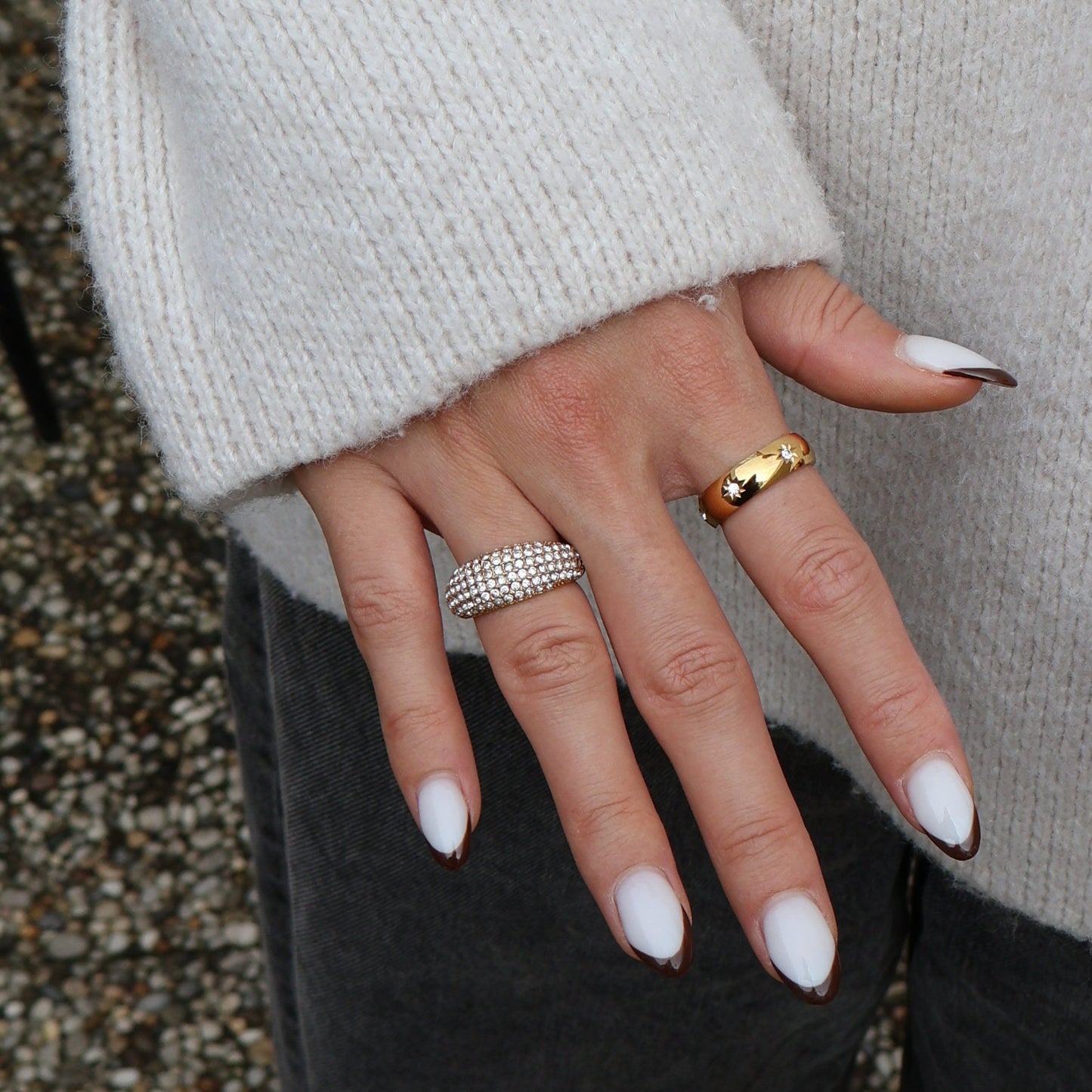 GOLDEN GLACÉ RING