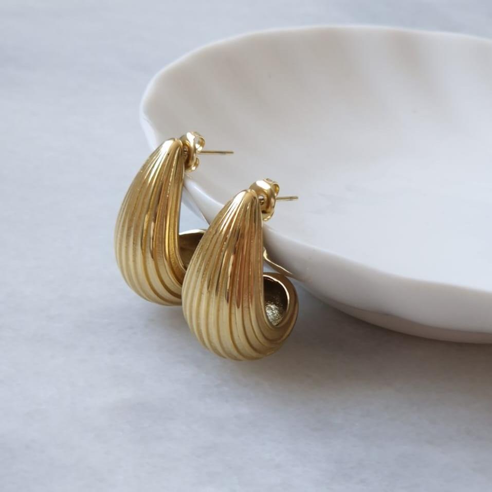 Oorbellen Druppel Goud