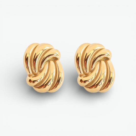 GLOSS KNOT EARRINGS