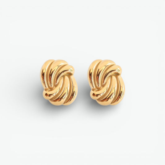GLOSS KNOT EARRINGS