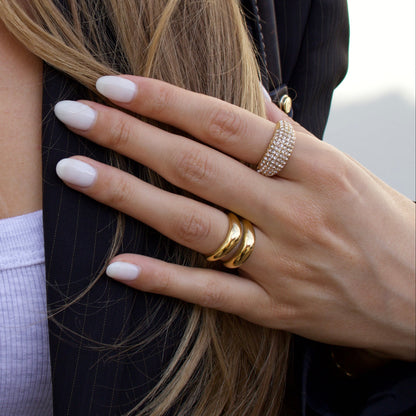 GOLDEN GLACÉ RING